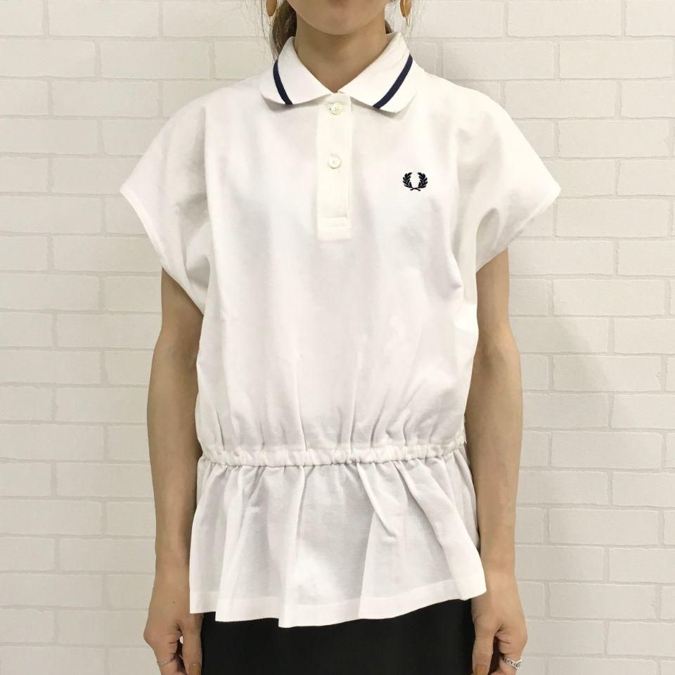 フレッドペリー ポロシャツ フリル襟付き 古着 FREDPERRY