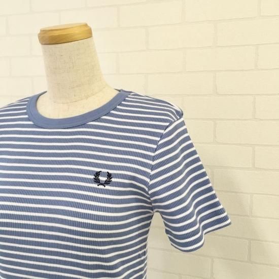 FRED PERRY - STRIPED T-SHIRT ܡTġF5379