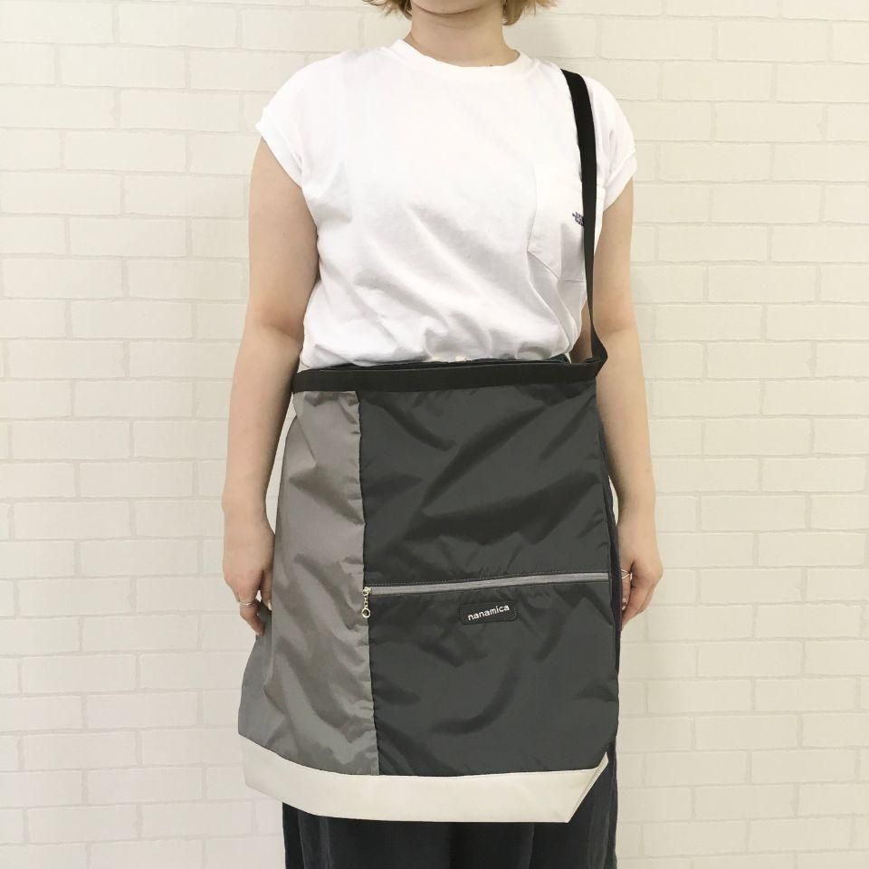 【本物新品保証】 nanamica - ナナミカ ユーティリティーショルダーバッグ Lサイズ バッグ