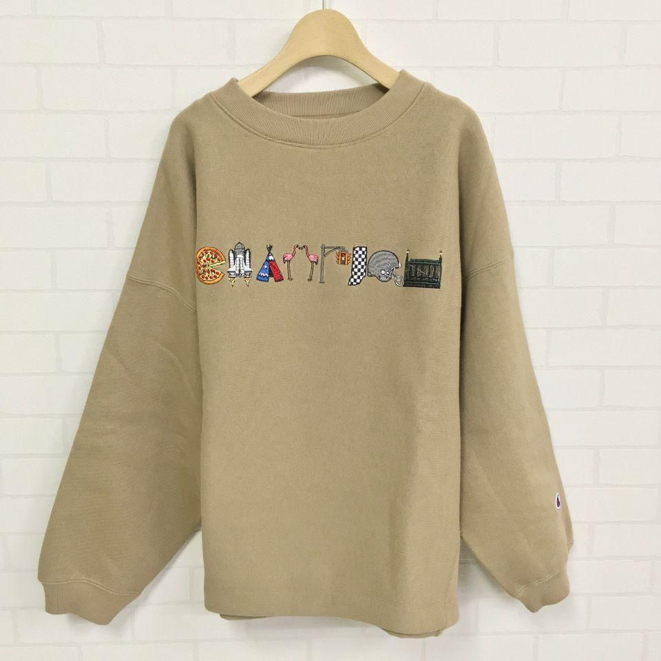 Champion - リバースウィーブクルーネック 絵文字ロゴスエット