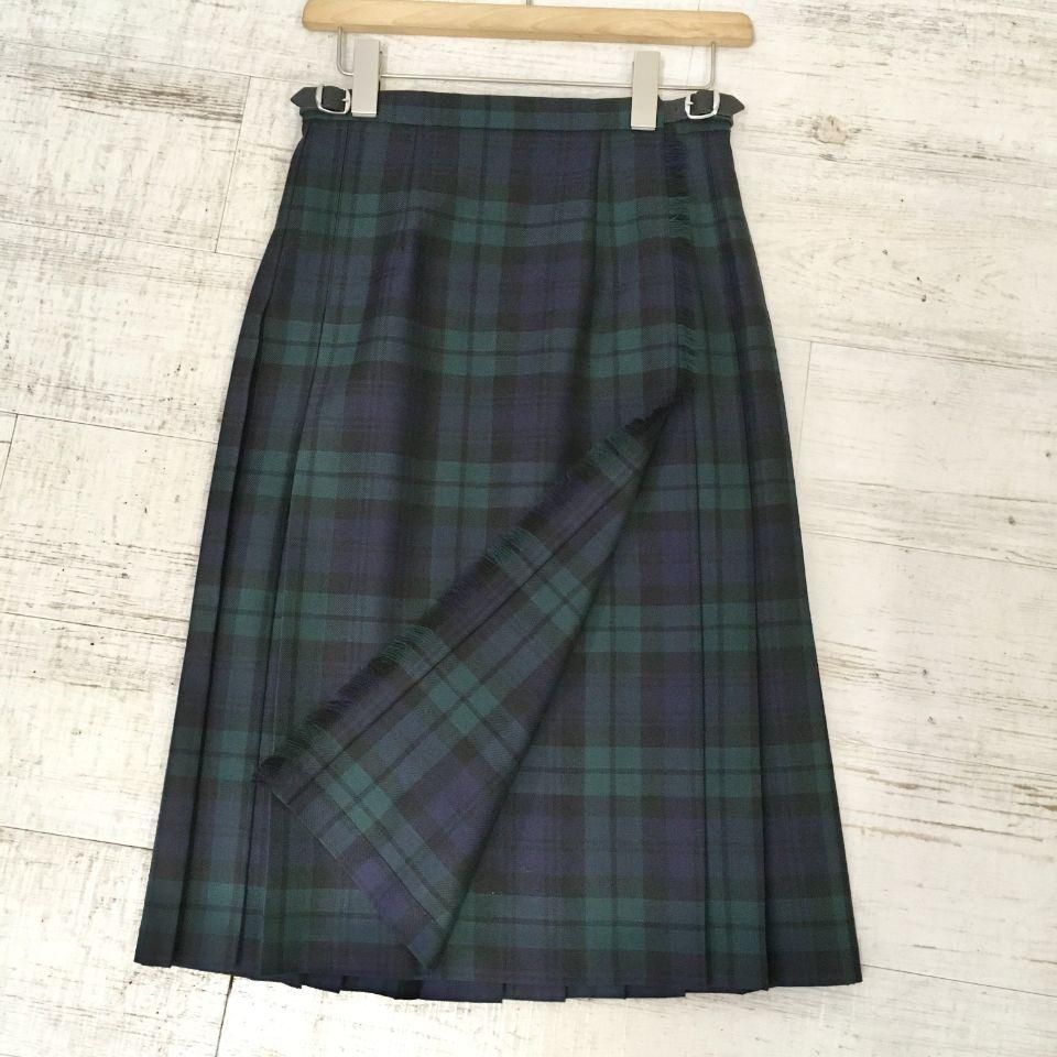 O'neil of Dublin - 両脇ベルト 後プリーツスカート （定番：67cm丈