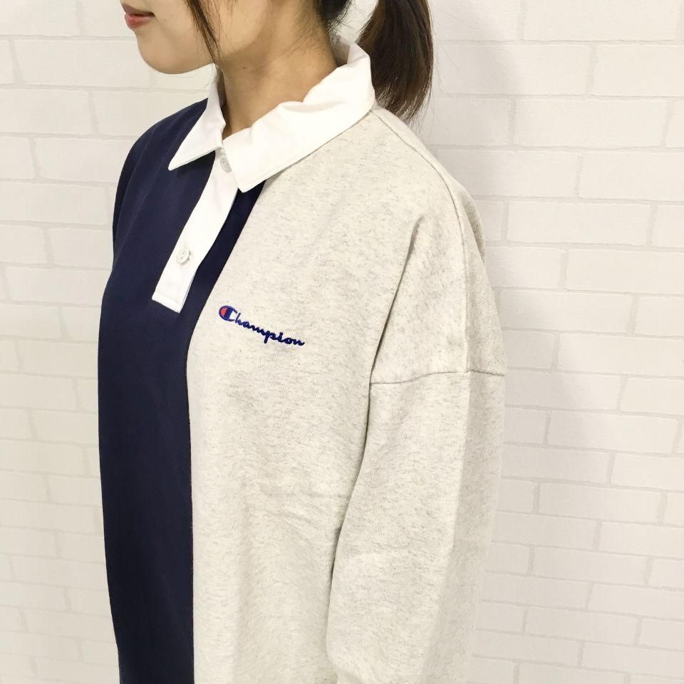 Champion - ロングスリーブラグビーワンピース (CW-S411