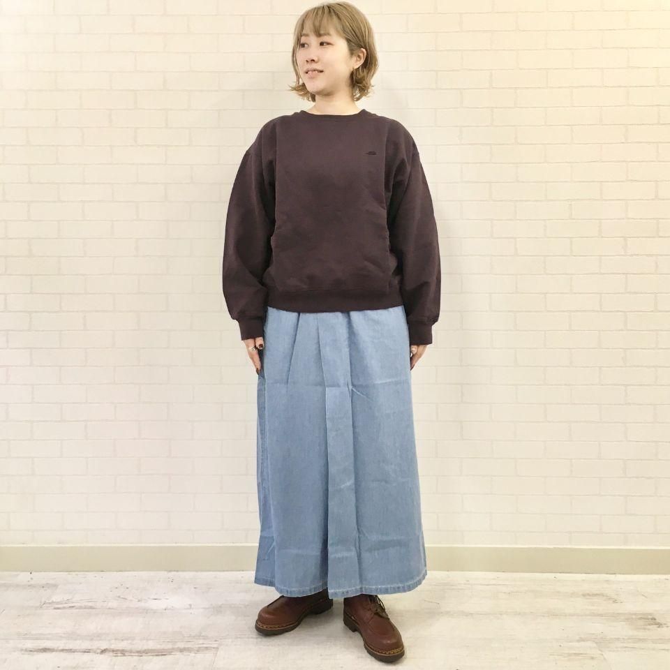 THE NORTH FACE PURPLE LABEL - Light Denim Wrap Skirt