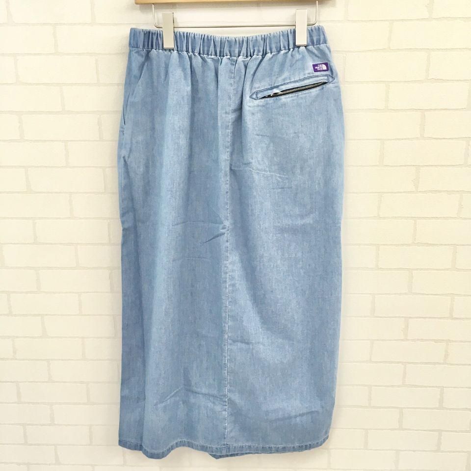 THE NORTH FACE PURPLE LABEL - Light Denim Wrap Skirt