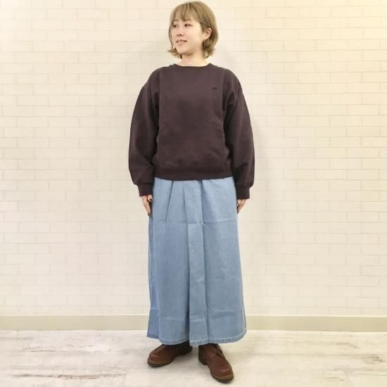 THE NORTH FACE PURPLE LABEL - Light Denim Wrap Skirt (NTW5057N) 谷