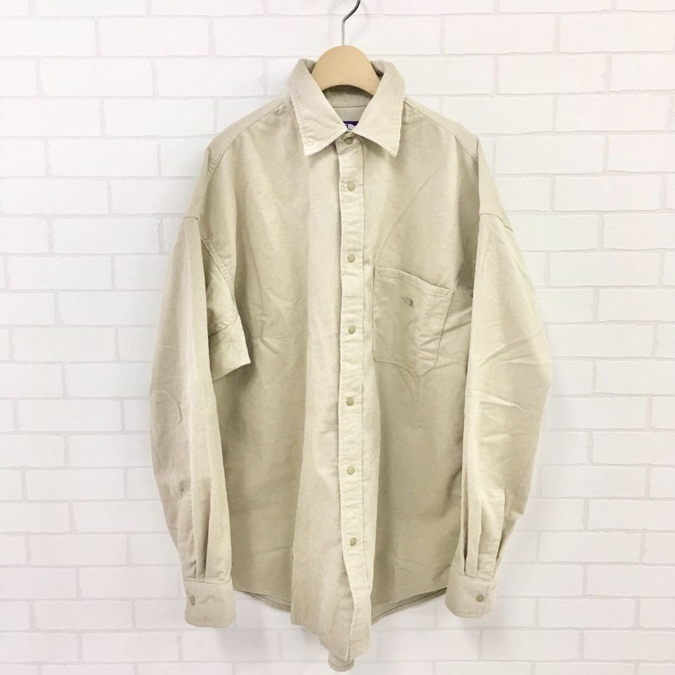 THE NORTH FACE PURPLE LABEL - Organic Cotton Corduroy Big Shirt ...