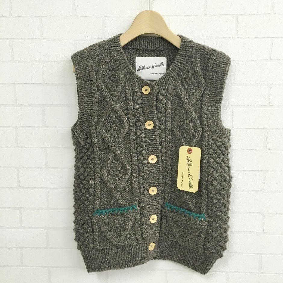 estelle - ざっくりケーブル編のベスト - Sheth Online Store - シス