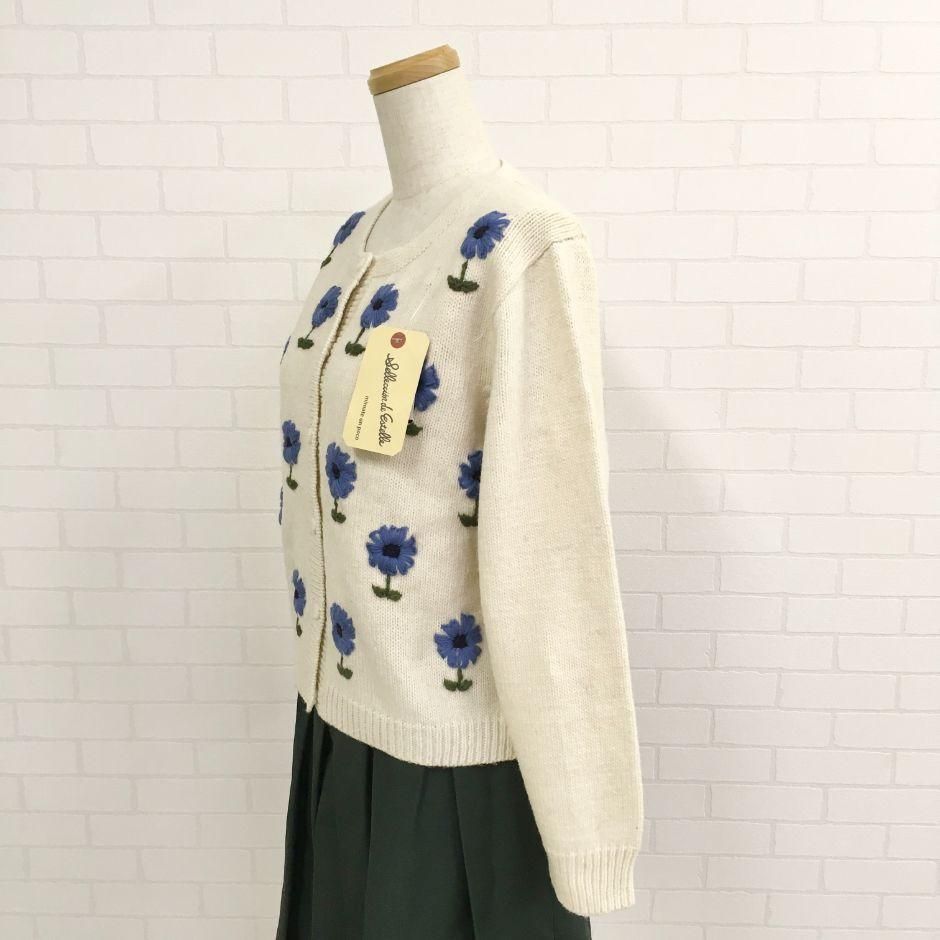 estelle - 花刺繍のカーディガン - Sheth Online Store - シス