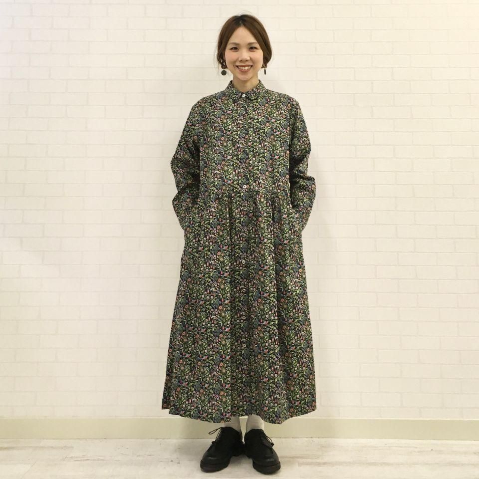 新品タグ付き！ Sarah リバティワンピース SARAHWEAR - シャツワンピース リバティコレクションCastesby