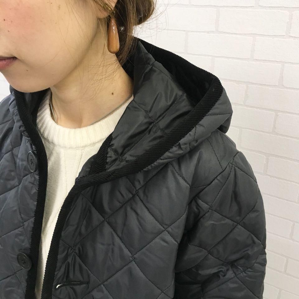 LAVENHAM - NEWブランドン フード付キルティングロングコート LAVENHAM - NEWブランドン フード付キルティングロングコート