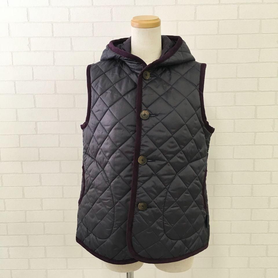 LAVENHAM - フード付キルティングベスト（HOODED GILET） 正規取扱商品