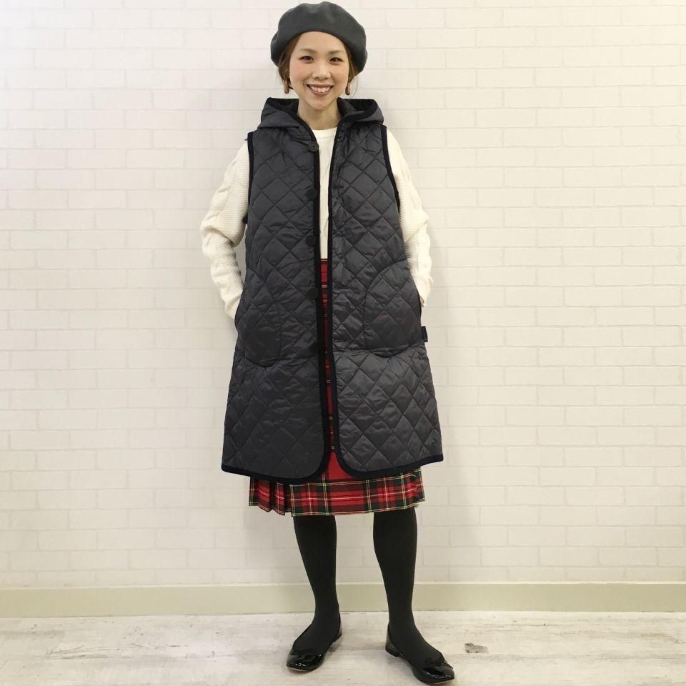 Ume*様専用 ラベンハム フーデット キルティングベストジレ