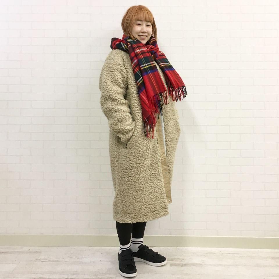 THE NORTH FACE PURPLE LABEL - Wool Boa Fleece Long Coat ウールボア ...