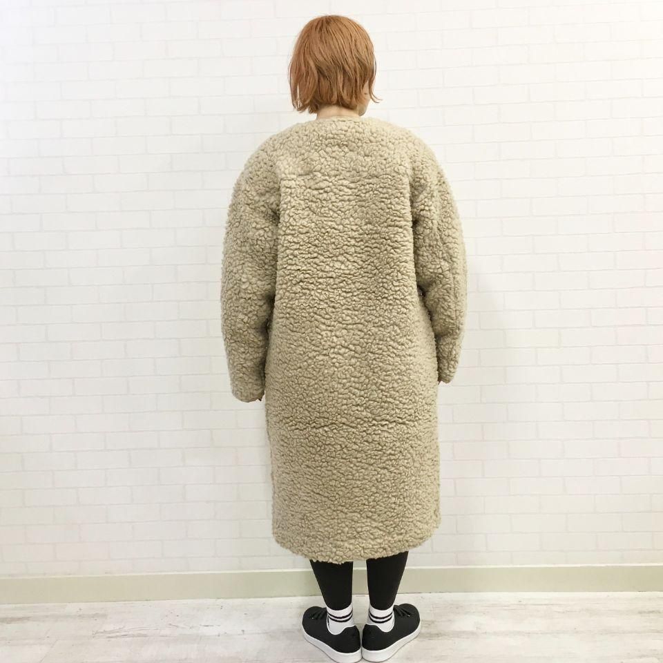 THE NORTH FACE PURPLE LABEL - Wool Boa Fleece Long Coat ウールボア ...