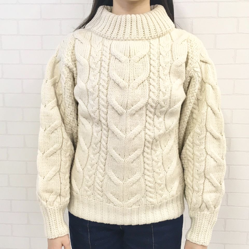 ARAN WOOLLEN MILLS - スーパーソフト メリノウール ハイネック