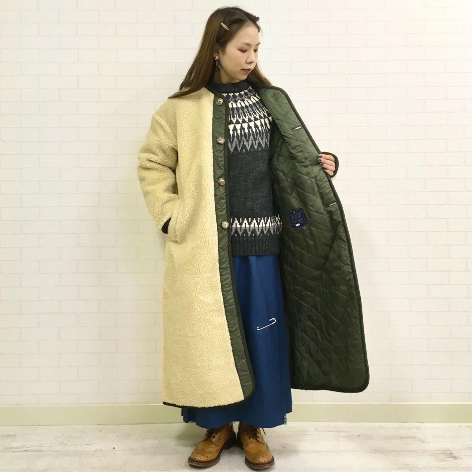 LAVENHAM - SHERPA LONG COAT(シェルパロングコート)正規取扱商品 ... LAVENHAM ラベンハム シェルパロングコート 36