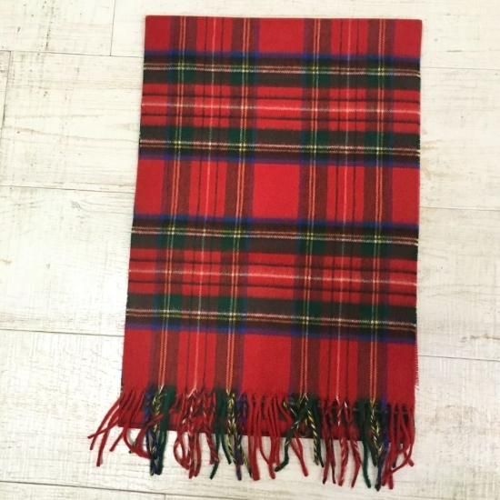 CELINE 19AW ウールマフラー SCARF IN TARTAN WOOL