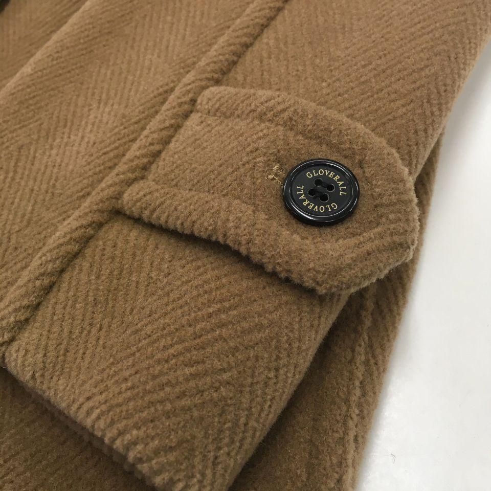Gloverall - ヘリンボーン ロングダッフルコート LS604758(正規 Gloverall - ヘリンボーン ロングダッフルコート LS604758(正規