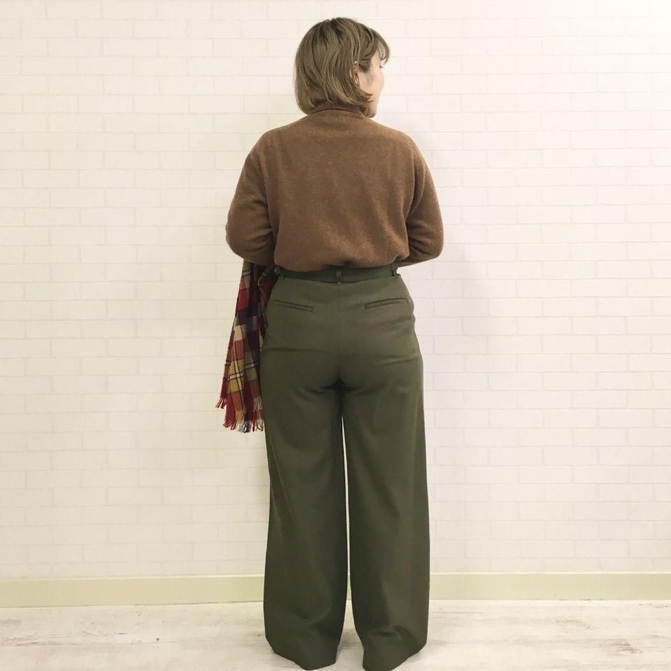 BLUE DE BRESSE ベルト付ポリエステルワイドパンツ Sheth Online Store シスオンラインストア blue de bresse パンツ