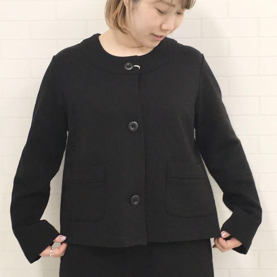 SARAHWEAR - ミラノリブ ノーカラージャケット（C91264） - Sheth