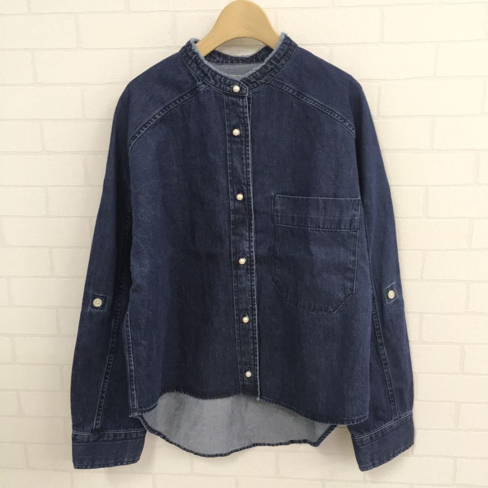 BLANC basque Indigo ダンガリーデニムシャツ