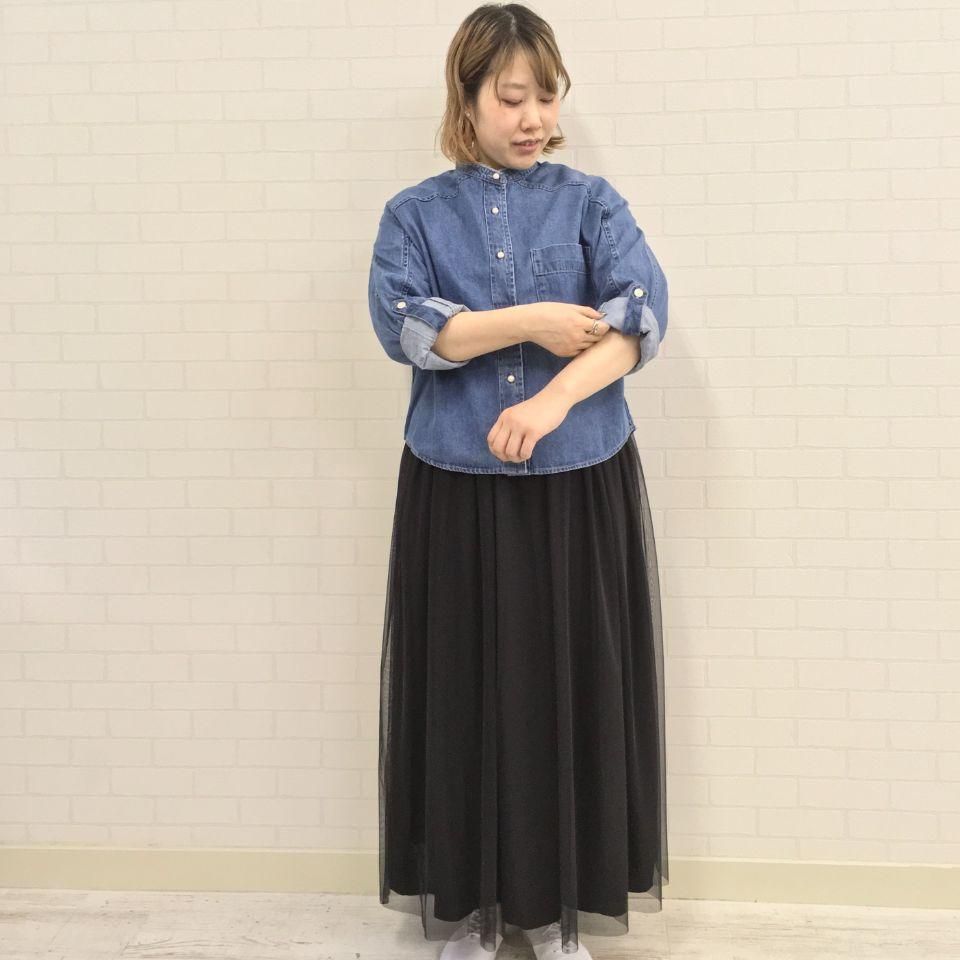 BLANC basque - パールボタンデニムシャツ(BB88105) - Sheth