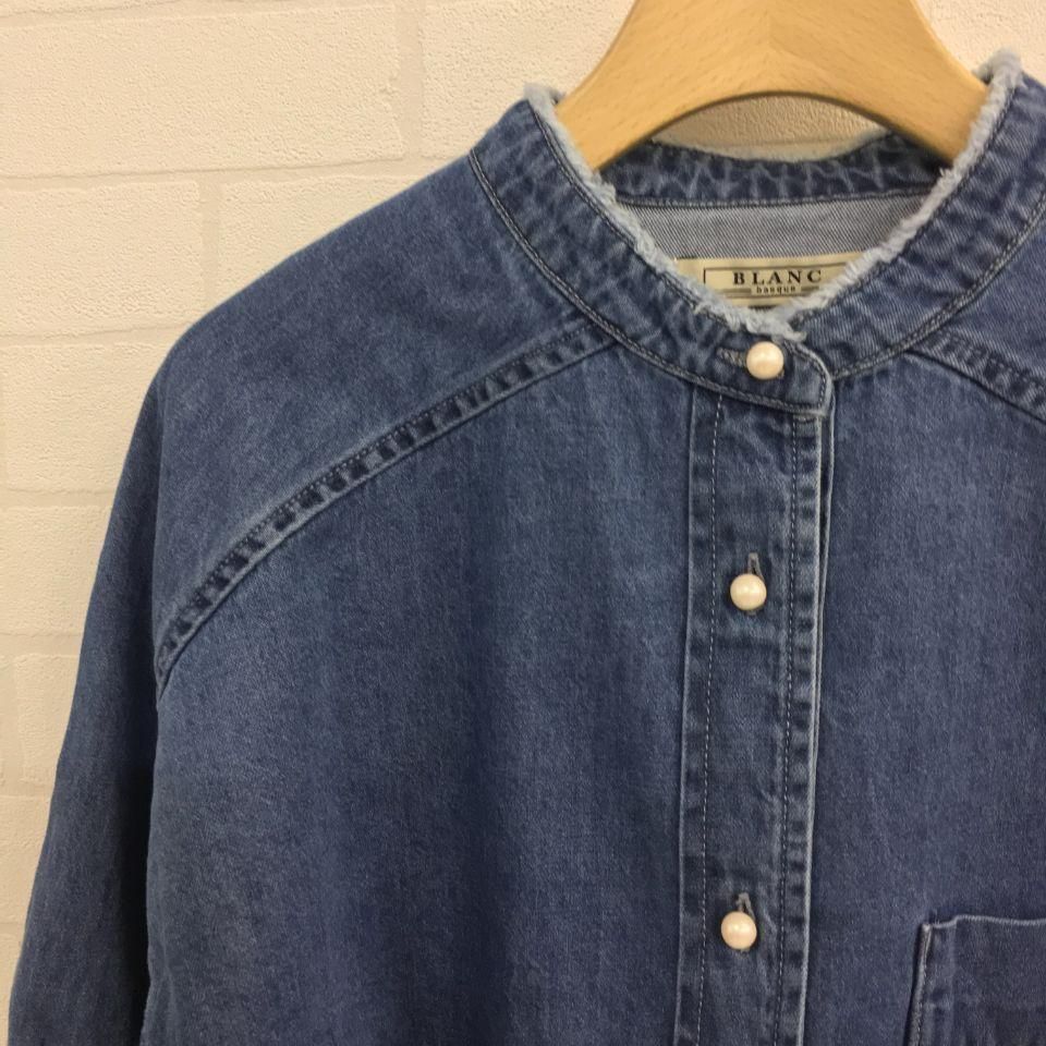 BLANC basque - パールボタンデニムシャツ(BB88105) - Sheth
