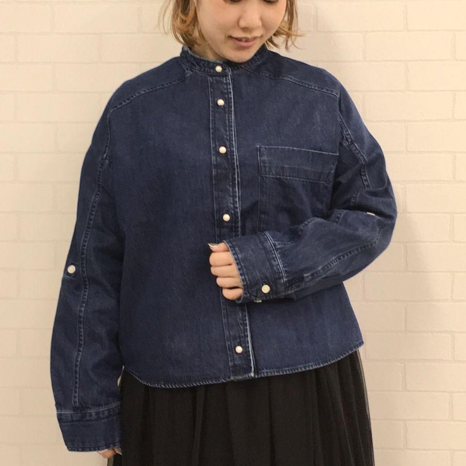BLANC basque - パールボタンデニムシャツ(BB88105) - Sheth Online