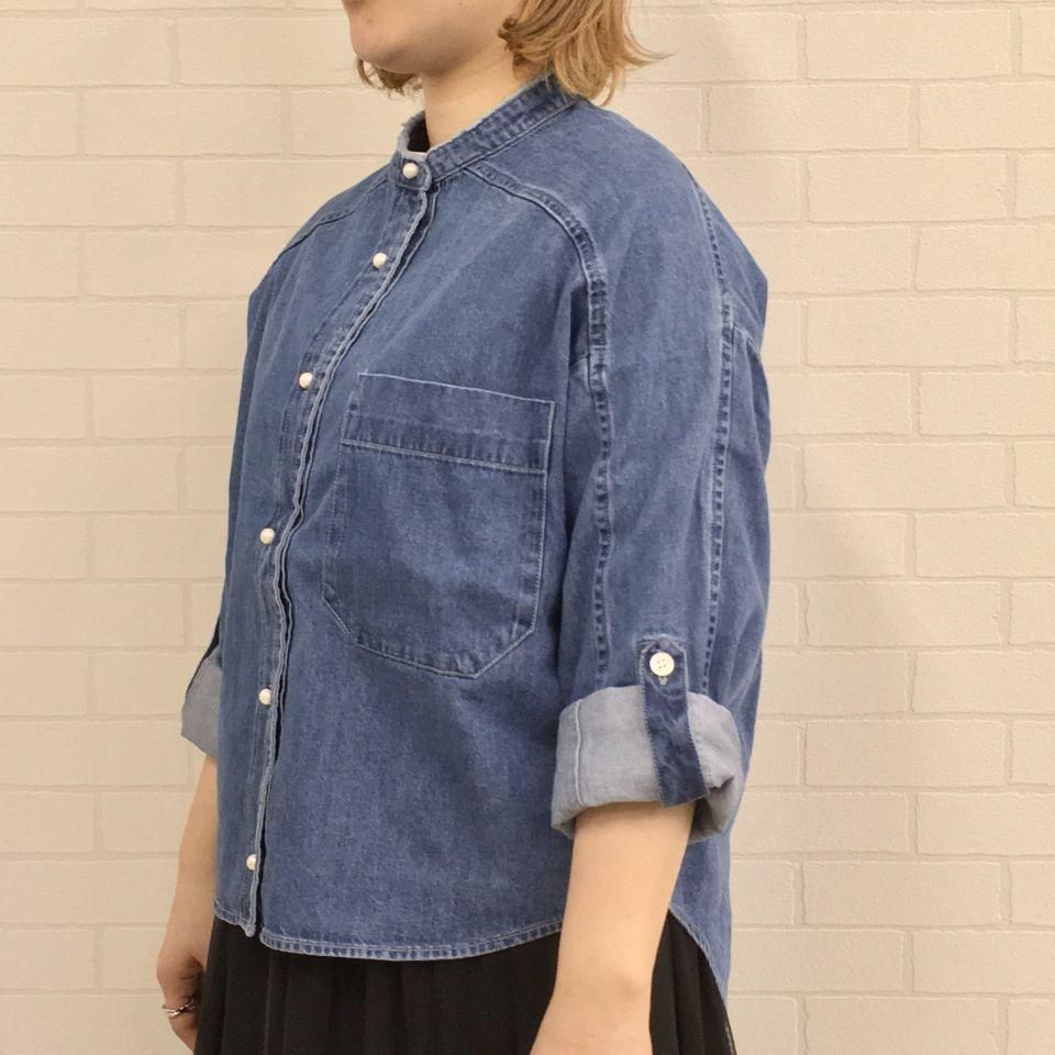 BLANC basque - パールボタンデニムシャツ(BB88105) - Sheth
