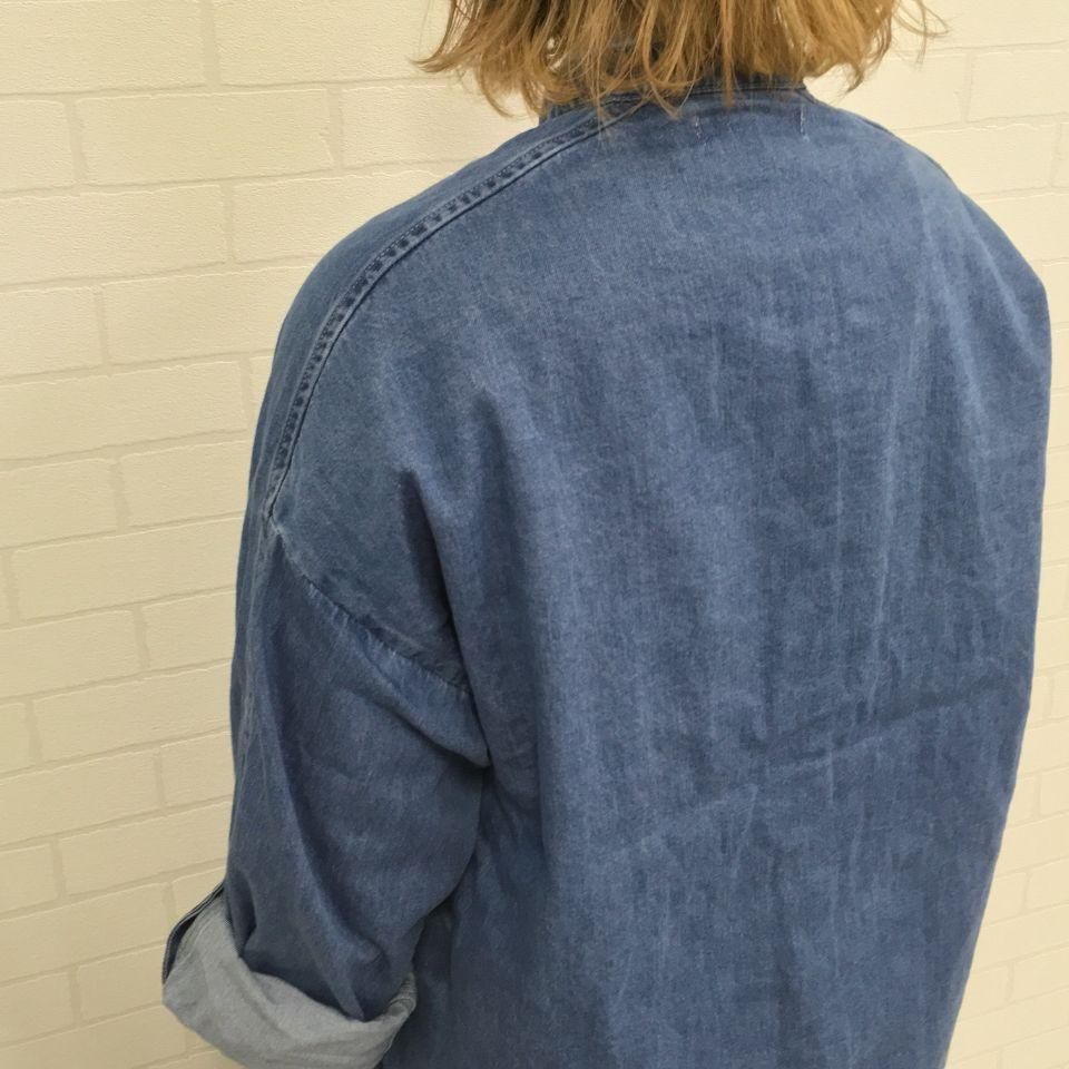 BLANC basque - パールボタンデニムシャツ(BB88105) - Sheth