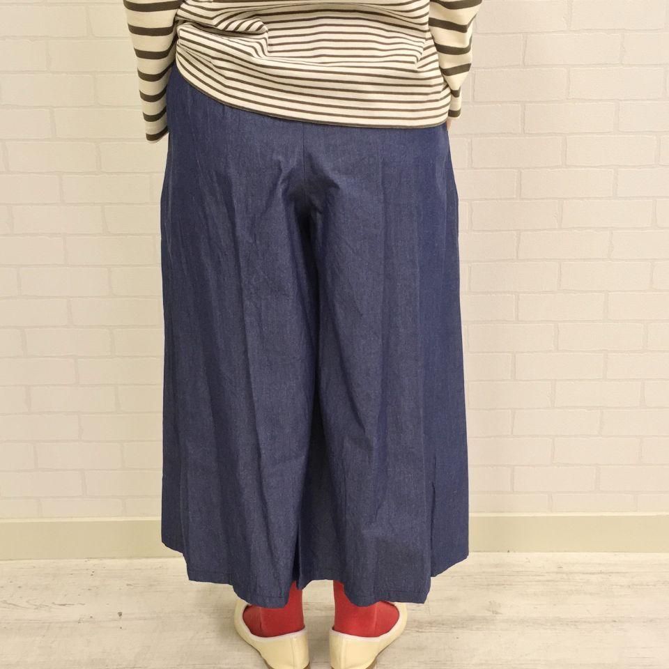 Le minor - 高密度ダンガリー ガウチョパンツ(EL16029) - Sheth Online Store - シスオンラインストア