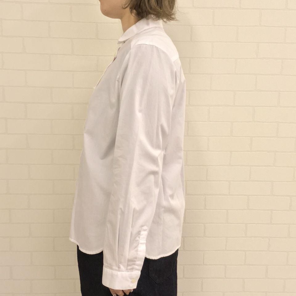 CHILD WOMAN - 無地/ｷﾞﾝｶﾞﾑﾁｪｯｸ Wボタンシャツ（0101BL010192）（正規