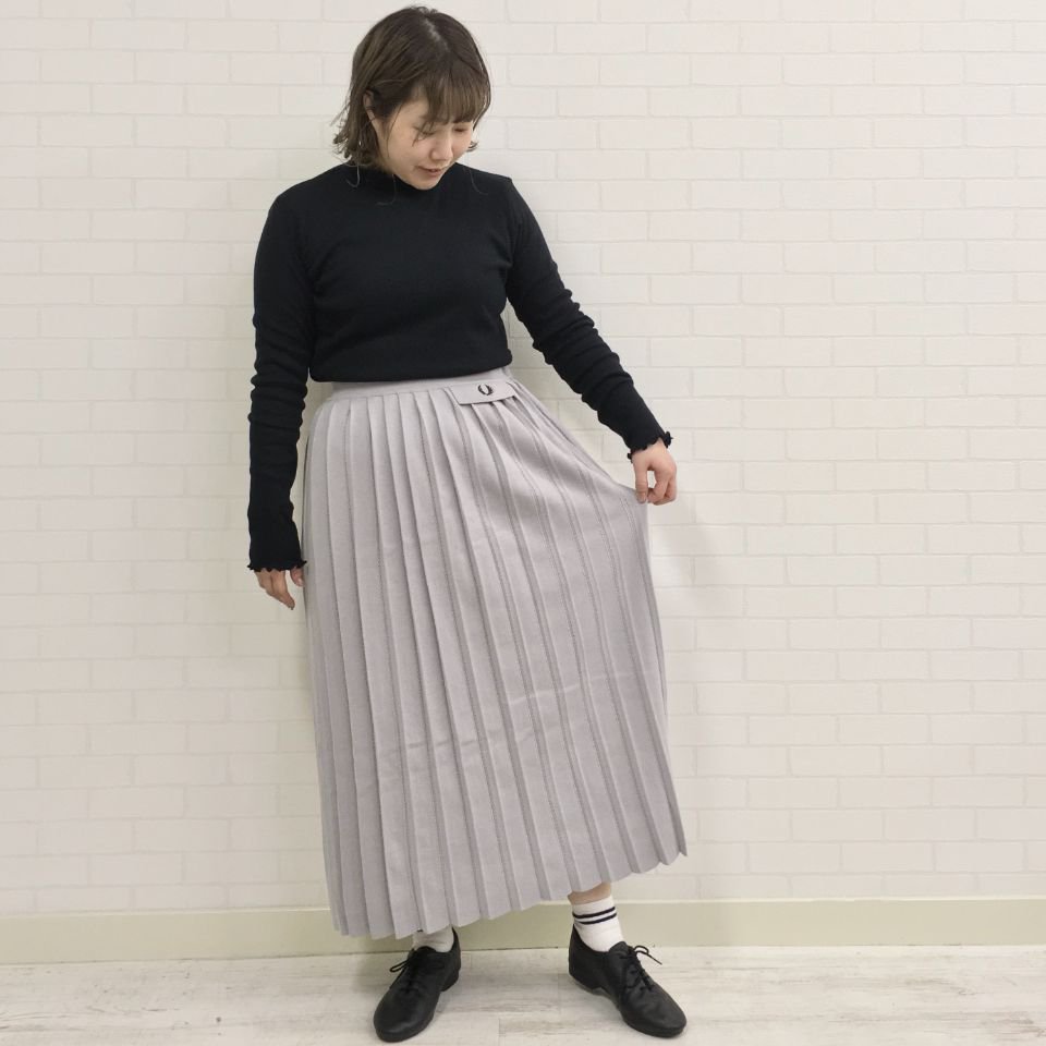 FRED PERRY PLEATED KINT SKIRT（F8616）