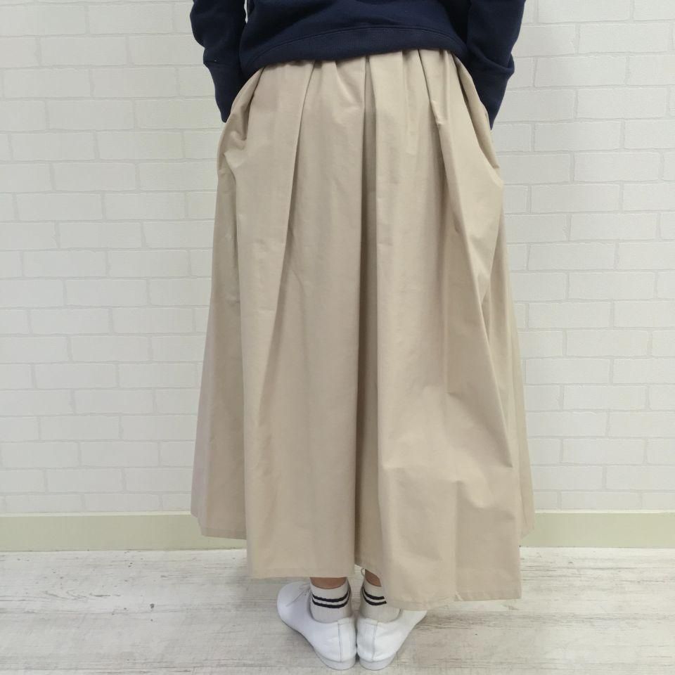 Crespi - 80cm丈コットンナイロン グログランプリーツスカート