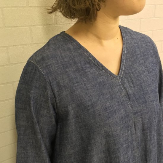 SARAHWEAR - Cotton Chambray Vͥåɥ쥹C71102