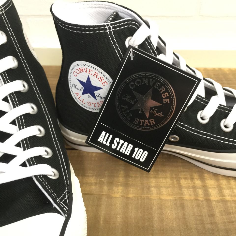 CONVERSE - ALL STAR 100 COLORS HI（ハイカット） 1CK561（BLK) 1CK558（WHT)正規取扱商品 -  Sheth Online Store - シスオンラインストア