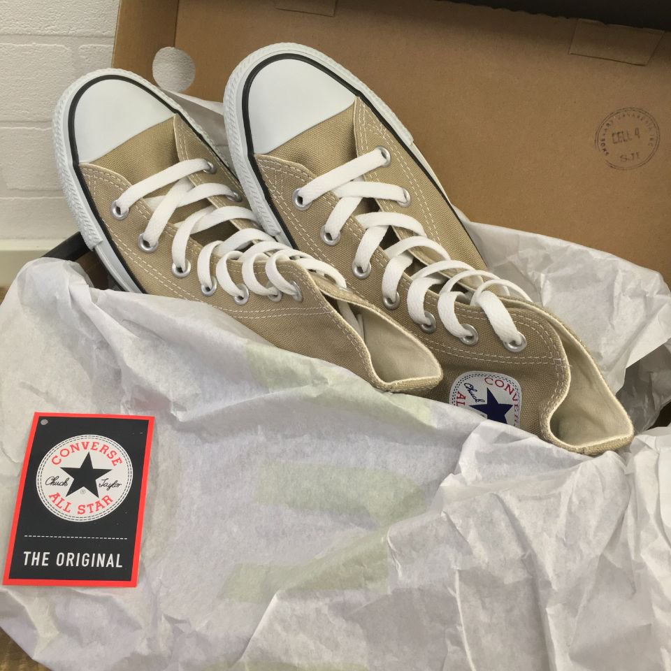 CONVERSE - CANVAS ALL STAR COLORS HI（ハイカット） 1CL128（Beige) 正規取扱商品 - Sheth  Online Store - シスオンラインストア