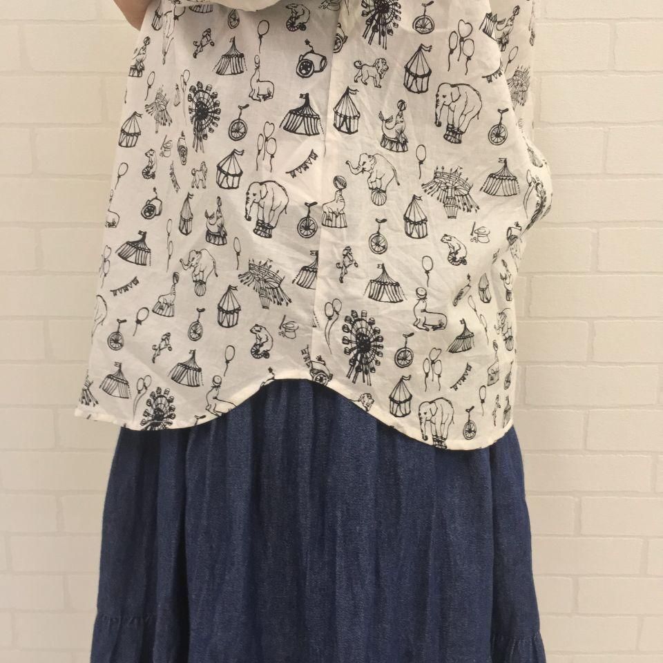 yukiemon サーカス柄のブラウス fit=scale-down,w=1200