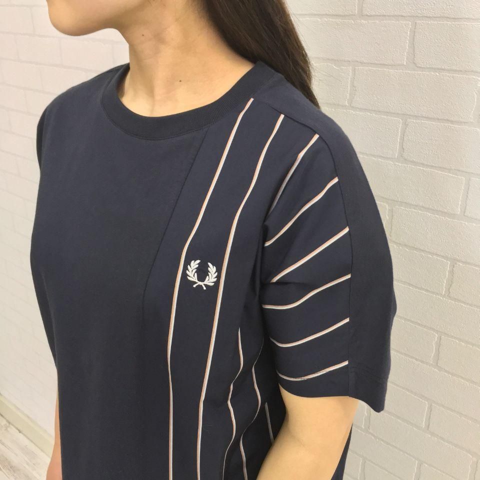 FRED PERRY Tシャツ　ネイビー 楽天市場】□□フレッドペリー FRED PERRY ワンポイントロゴ刺繍