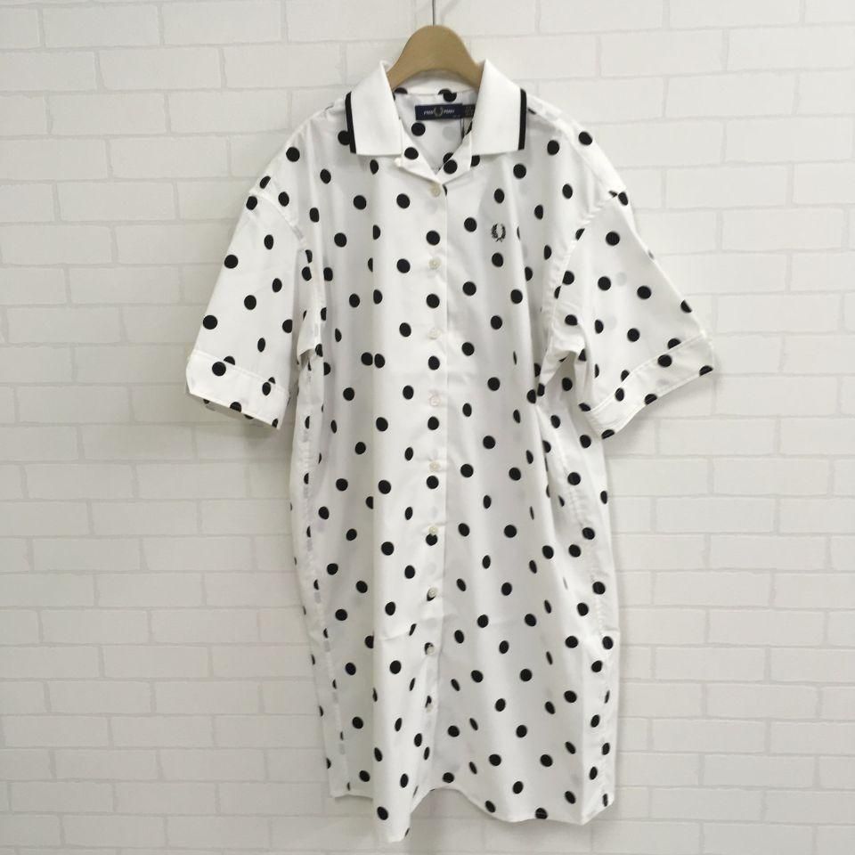 FRED PERRY - DOT REVERE SHIRT DRESS（F8609)正規取扱商品 - Sheth