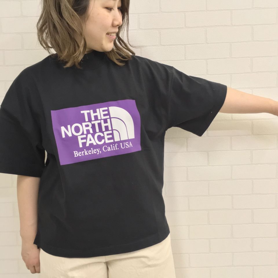 THE NORTH FACE PURPLE LABEL - High Bulky H/S Logo Mock Tee ...
