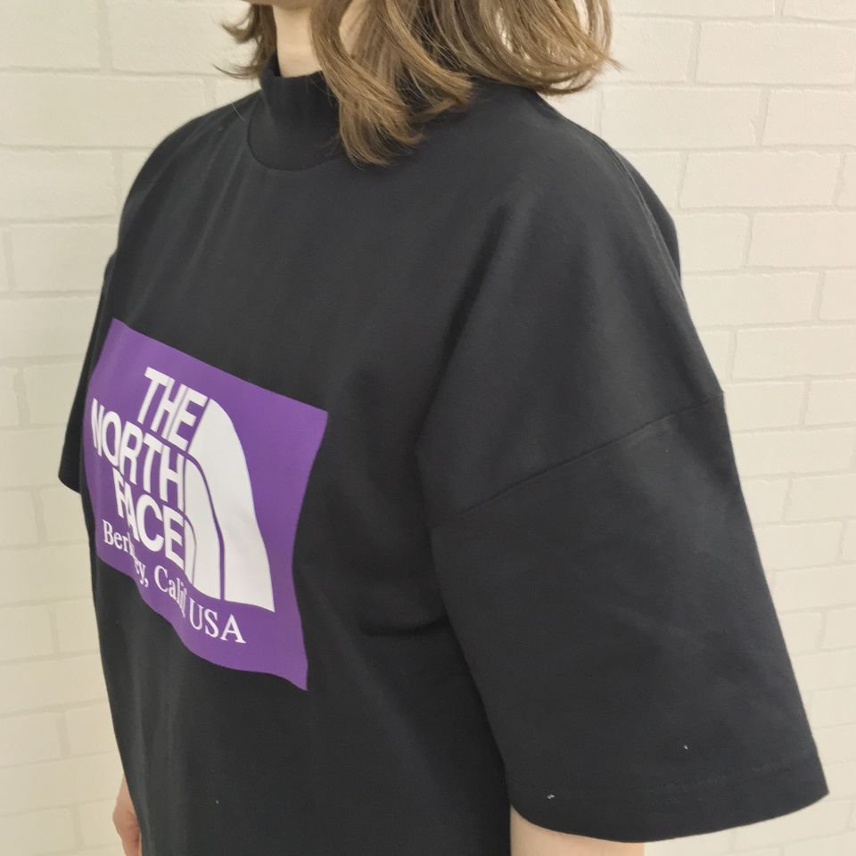 THE NORTH FACE PURPLE LABEL - High Bulky H/S Logo Mock Tee