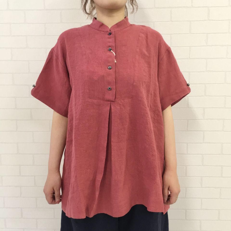 SARAHWEAR - Belgium Linen 半袖シャツ（C52642） - Sheth