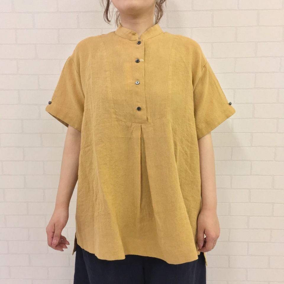 SARAHWEAR - Belgium Linen 半袖シャツ（C52642） - Sheth