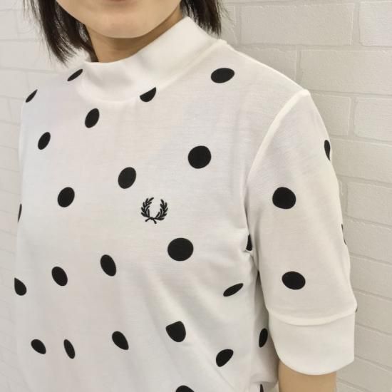 FRED PERRY - SPOT PRINT PIQE T G1141)谷