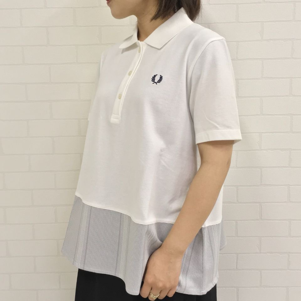 FRED PERRY - MIX PANELLED PIQUE SHIRT（F5390)正規取扱商品 - Sheth Online Store -  シスオンラインストア
