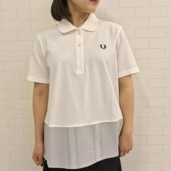 FRED PERRY - MIX PANELLED PIQUE SHIRTF5390)谷