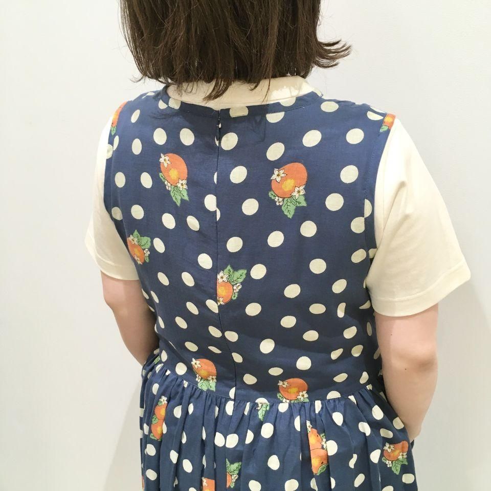 カラフルな風景プリントノースリーブワンピース　ボンポワン　10A 楽天市場】【7/13～15最大ポイント5倍】 総柄プリント