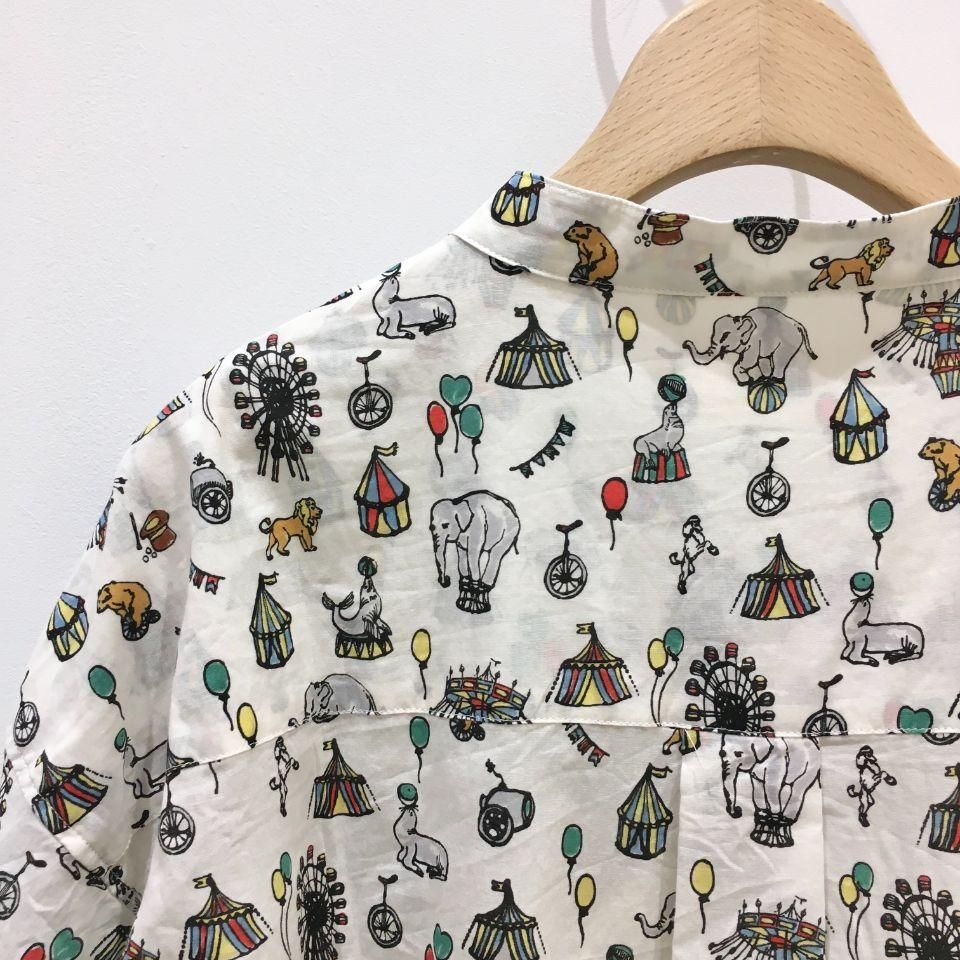NEMETH 変形ロープ柄シャツジャケット 短丈 総柄 ホワイト NEMETH ロープ柄変形シャツジャケット 短丈 縄 203D ネメス