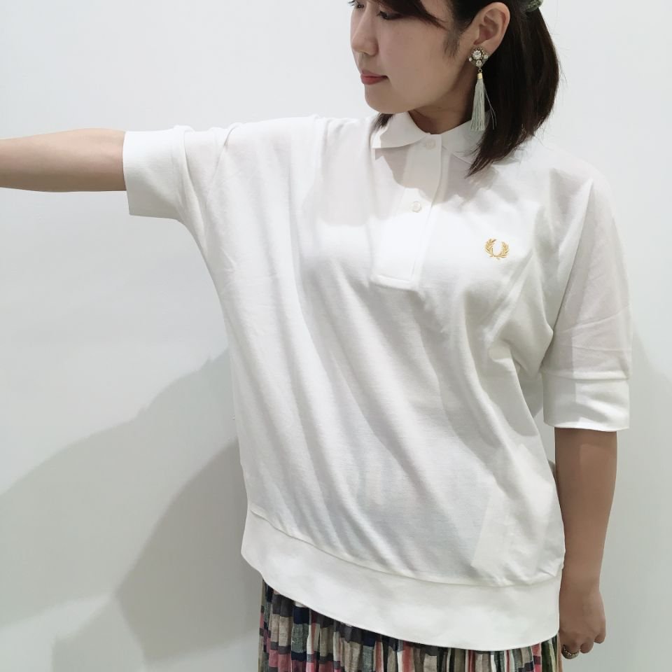 FRED PERRY - OVER SIZED POLO SHIRT（G1158） - Sheth Online Store - シスオンラインストア